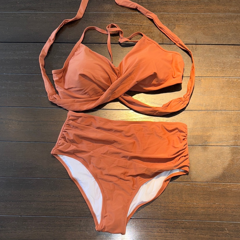 Women's Orange Bikini Set